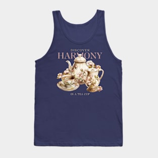 Discover Harmony in a Tea Cup, Grandma Tea Tank Top